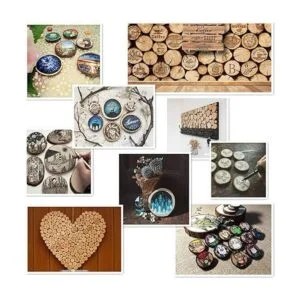 William Craft Rebanadas de madera natural sin acabar 20_3