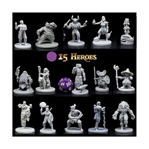 Wildspire Héroes animales y troll para miniaturas DND de_3