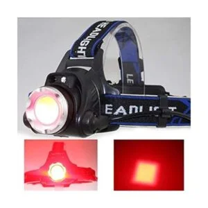 WindFire Linterna frontal de caza con luz roja CREE XMLT6_2