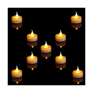 Wilrigir Luces LED de té remotas con temporizador velas_2