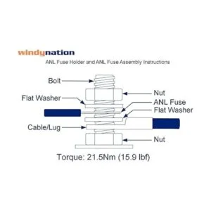 WindyNation Soporte de fusibles ANL fusible ANL 2_3