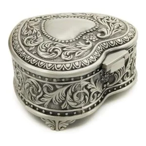 Wingostore Caja de música de metal de aleación en relieve_3