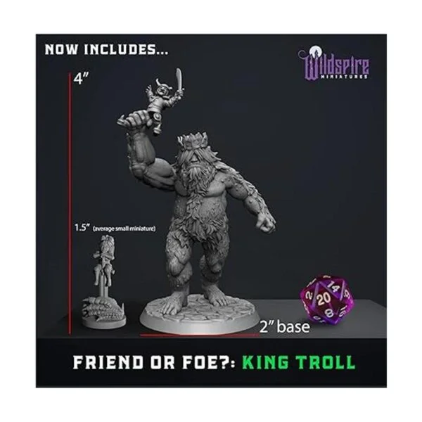 Wildspire Héroes animales y troll para miniaturas DND de_2