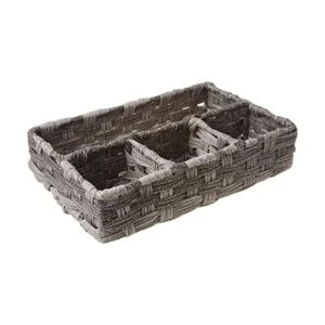 Whitmor Bandeja dividida Rattique de 4 secciones color_1