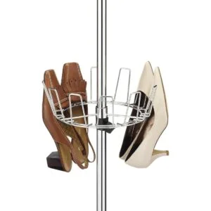 Whitmor Spinner de zapatos de piso a techo de 6 niveles_5