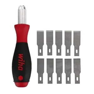 Wiha 43090 universal de afeitar Edged Rascador con mango_4