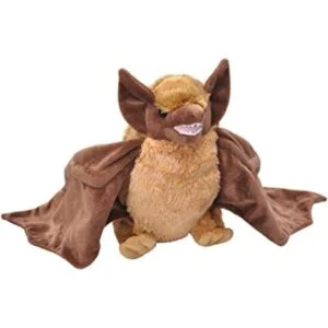 Wild Republic Peluche de murciélago marrón peluche de_1
