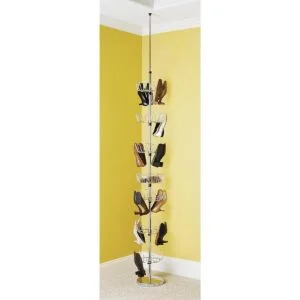 Whitmor Spinner de zapatos de piso a techo de 6 niveles_2