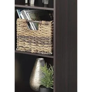 Whitmor Organizador de cubos de 3 secciones espresso