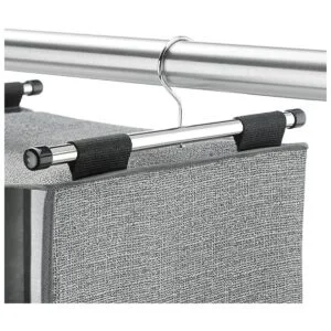 Whitmor Organizador de armario de 2 secciones Gris_3