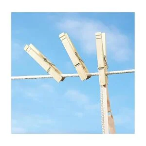 Whitmor Wood Pinzas para ropa naturales S100_2