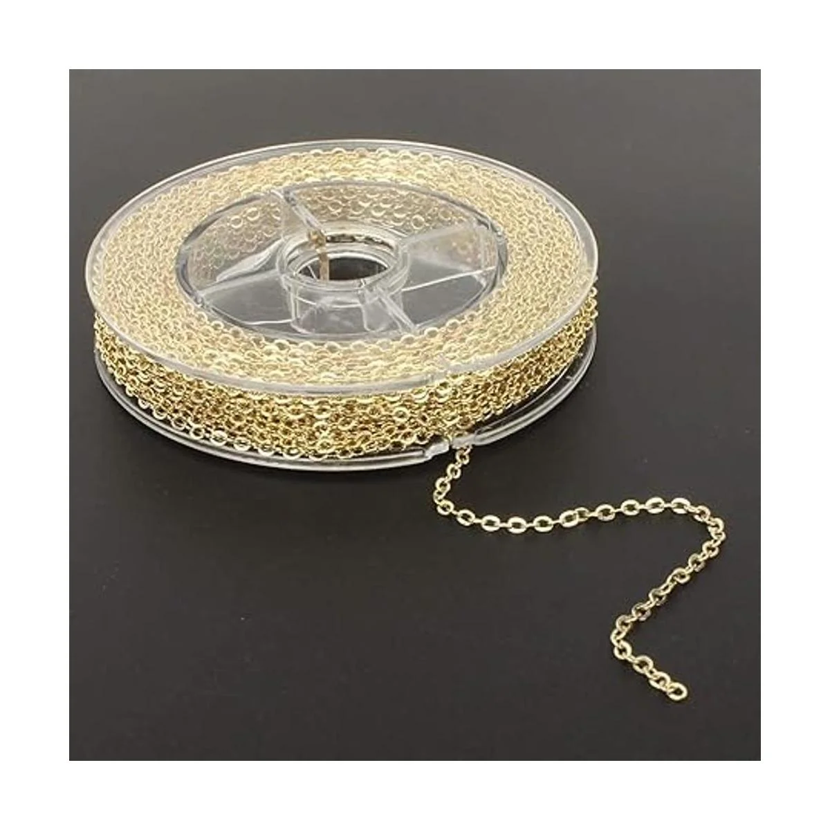 Wholesale Cadena de eslabones de latón chapado en oro_3