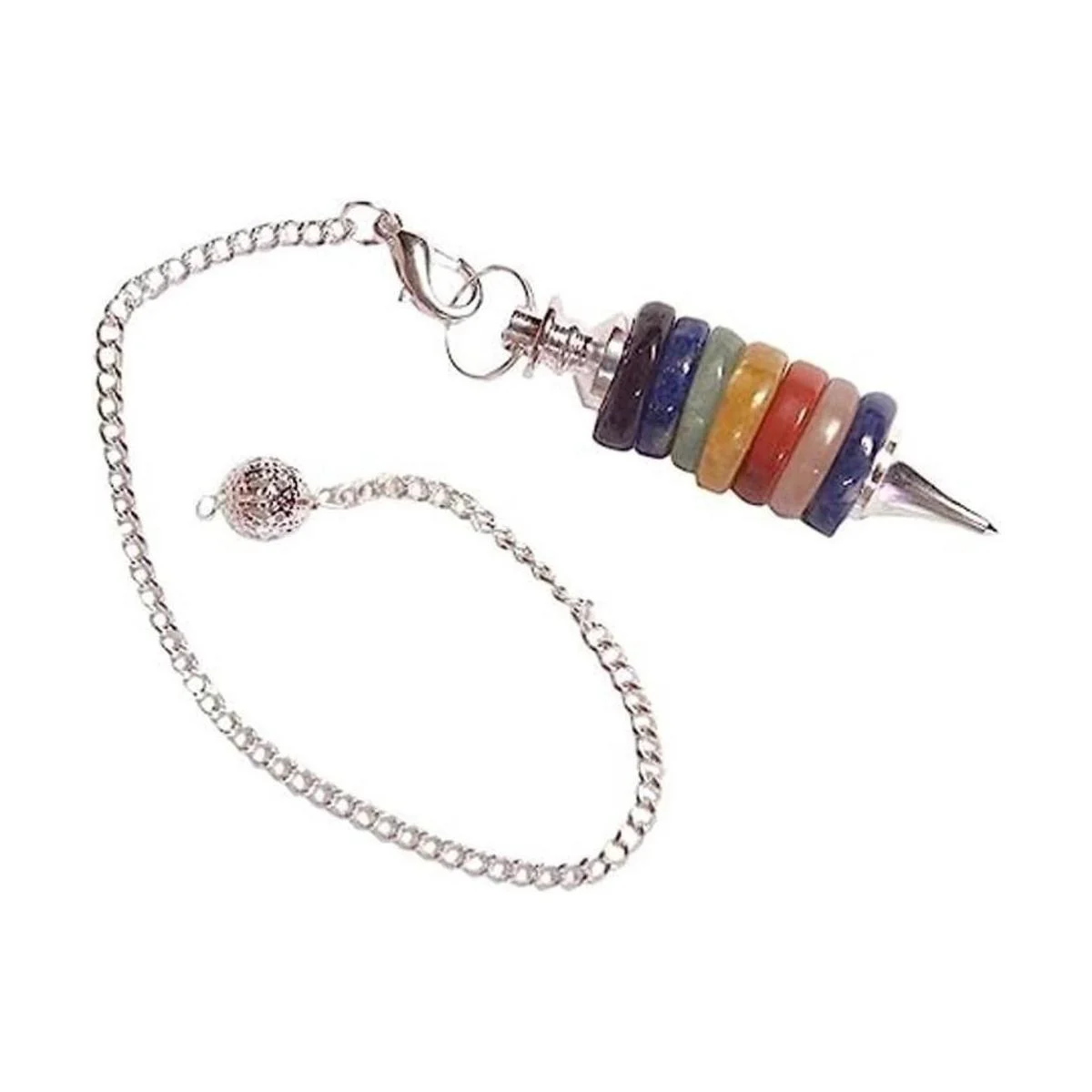 WholesaleGemShop Colgante de piedra de cuarzo con forma_1