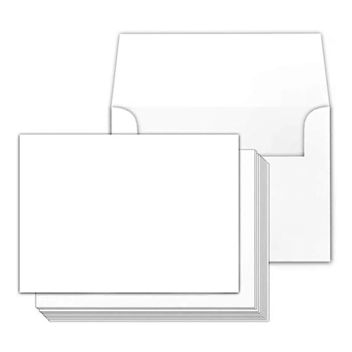 White Blank 5 x 7 Card Stock Thick Paper Blank Postcards_1