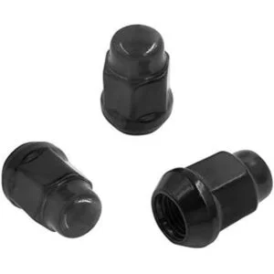 Wheel Accessories Parts Juego de 24 tuercas negras de 12 x_4