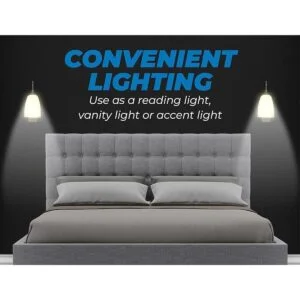 Westek Aplique de pared LED funciona con pilas paquete de_4