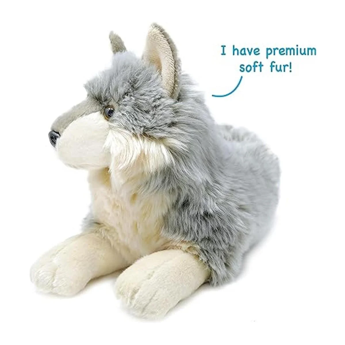 Whitaker The Wolf Perro de peluche de 14 pulgadas por_4