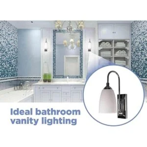 Westek Aplique de pared a pilas paquete de 2 70