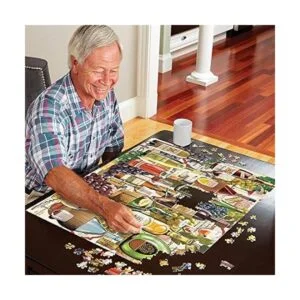 White Mountain Rompecabezas de 1000 piezas de un día en la_3