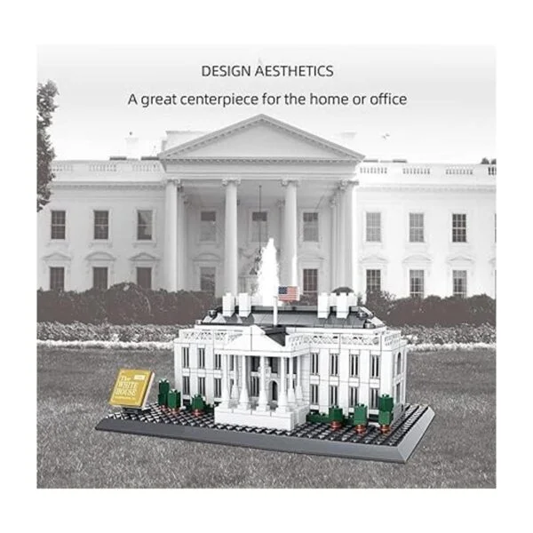 White House 3D Architecture Mini Building Blocks Model_4