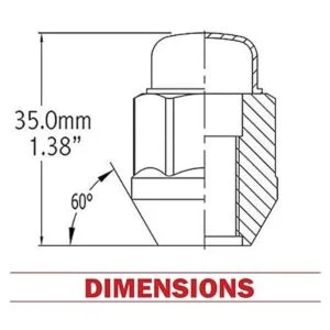 Wheel Accessories Parts Juego de 24 tuercas negras de 12 x_2