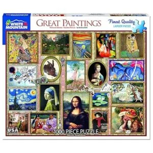 White Mountain Rompecabezas de 1000 piezas de gran calidad_2