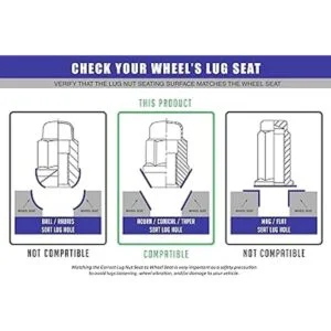 Wheel Accessories Parts Juego de 32 tuercas de repuesto de_3