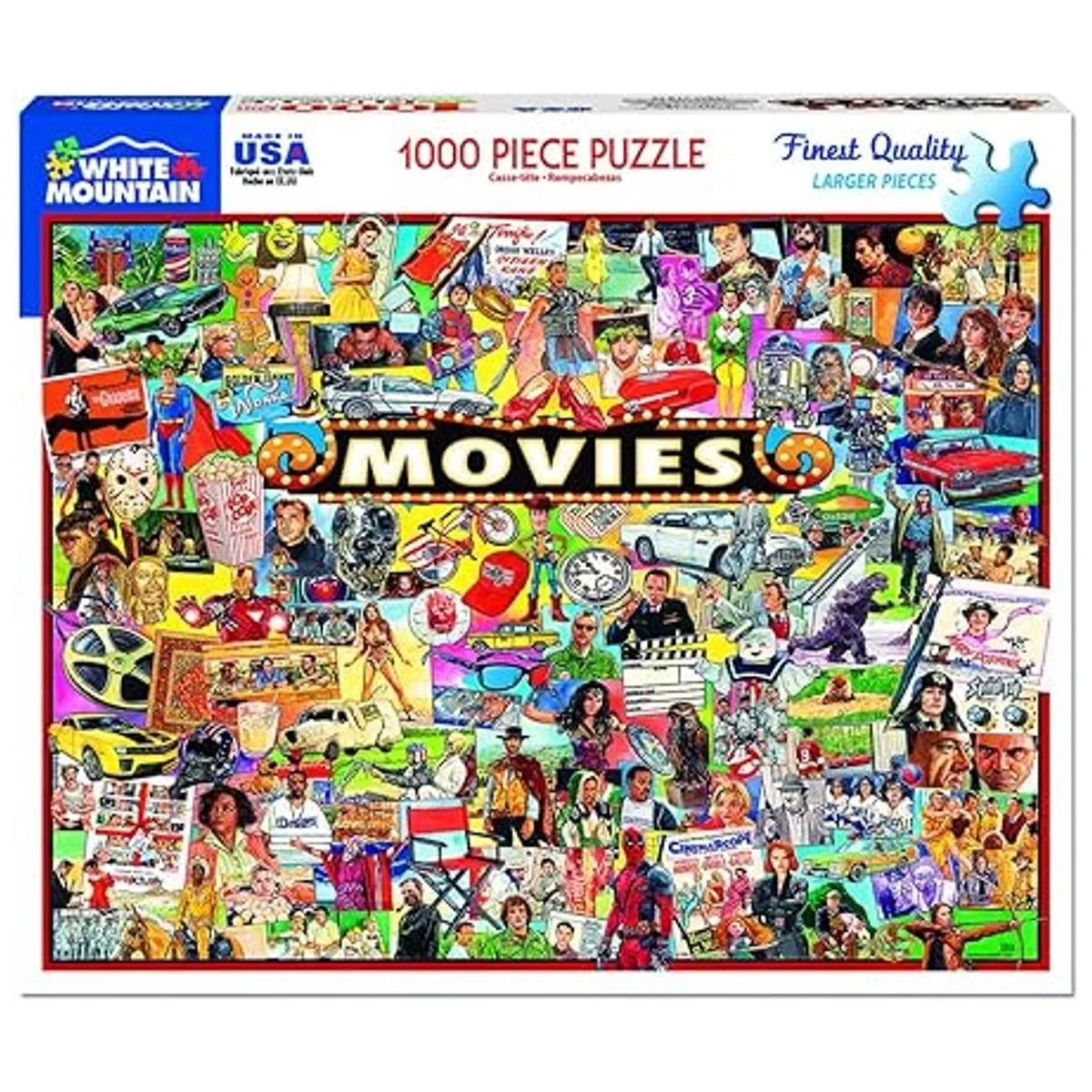 White Mountain Puzzles The Movies Rompecabezas de 1000_2