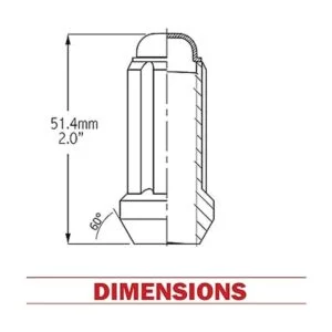 Wheel Accessories Parts Juego de 24 tuercas cromadas de 14_2