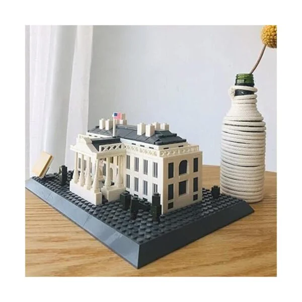 White House 3D Architecture Mini Building Blocks Model_5