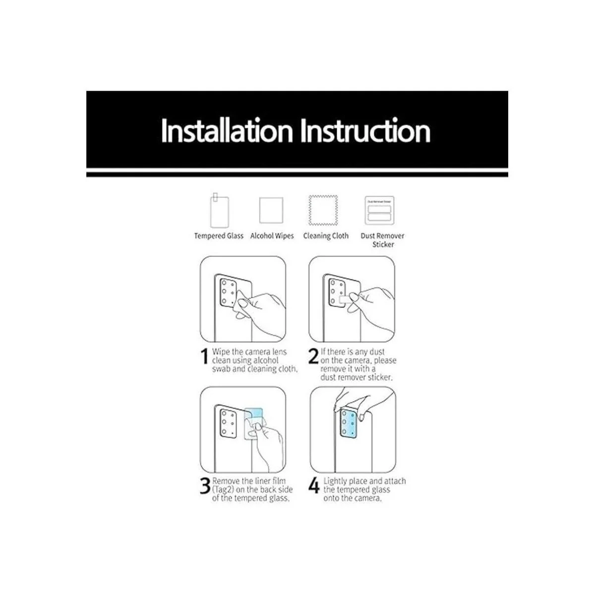 Whitestone Protector de cámara para Samsung Galaxy S20_3