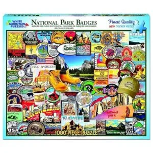 White Mountain Rompecabezas de 1000 piezas del parque_2