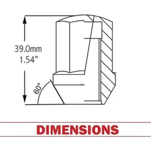 Wheel Accessories Parts 916 Tuercas de tuerca OEM_2
