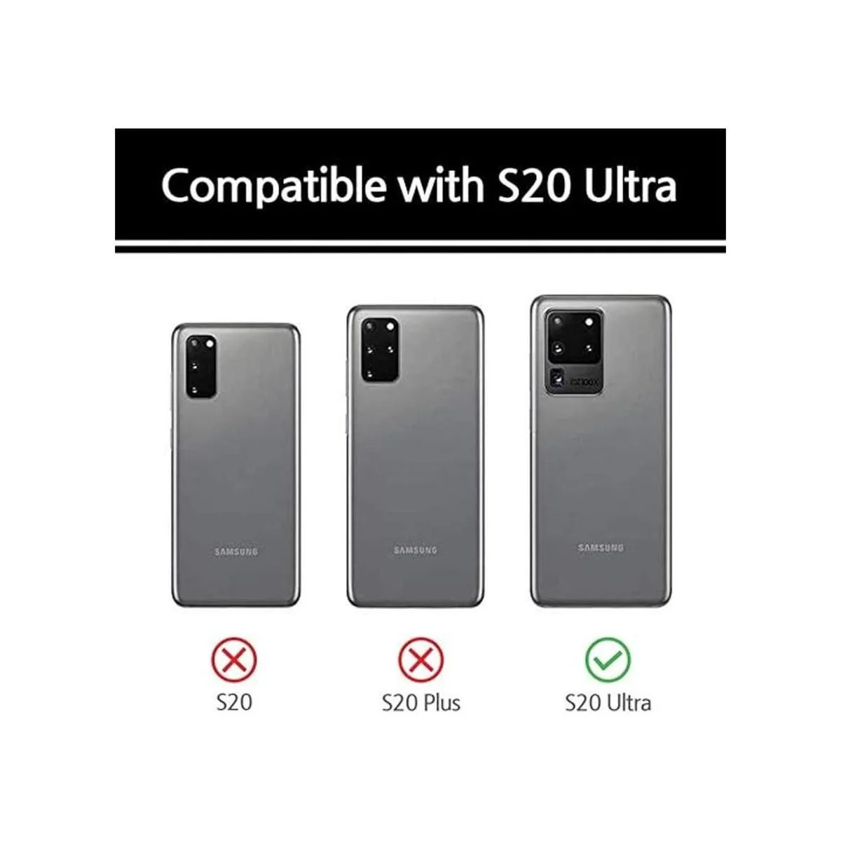 Whitestone Protector de cámara para Samsung Galaxy S20_2