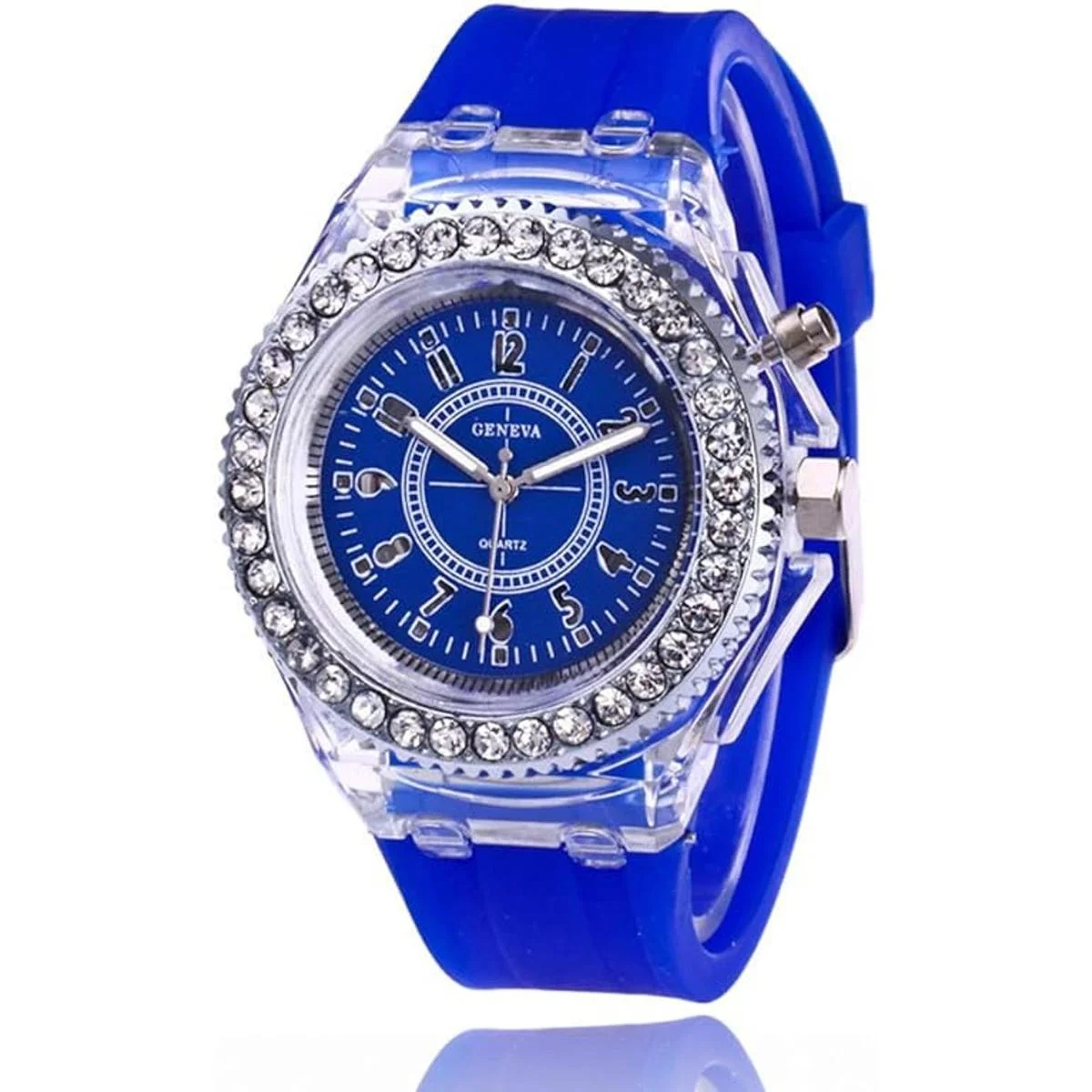 Weicam Paquete de 6 relojes de pulsera unisex con luces_6