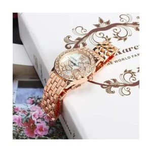 Weicam Reloj de pulsera analógico de cuarzo de 3 piezas_5