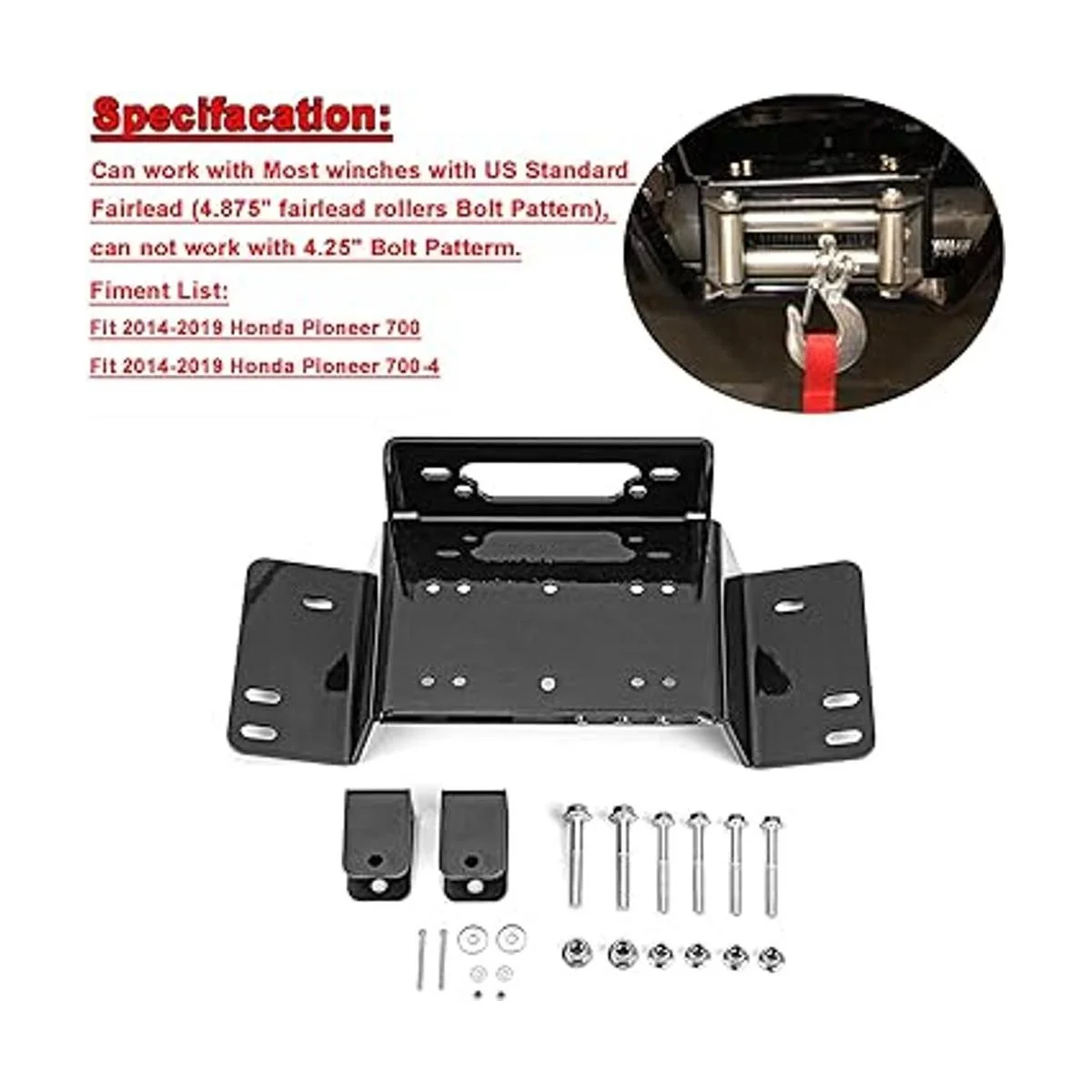 WeiSen Kit de placa de montaje para cabrestante de_3