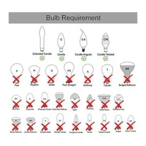 Wellmet Pantalla para lámpara de techo de lino natural_2