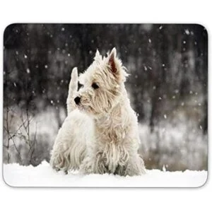 West Highland white terrier Mouse Pad Mousepad se aplica_1