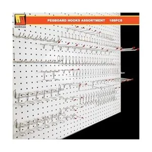 Wellmax Juego de 188 ganchos para tablero de clavijas de_2