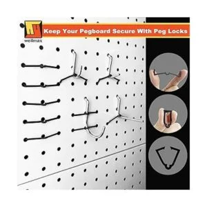 Wellmax Juego de 188 ganchos para tablero de clavijas de_6