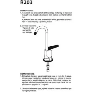 Westbrass R203NL05 TouchFlo Style Dispensador de agua_3
