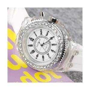 Weicam Paquete de 6 relojes de pulsera unisex con luces_5