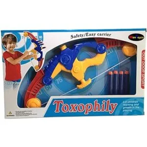 WenToyce Juego de arco de flecha suave para niños kit de_6