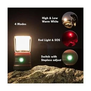 Weltool L1 3000 K luz blanca cálida portátil LED linterna_2