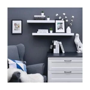 Wellland Estantería flotante para pared baño estantes