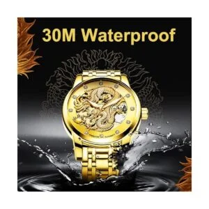 Weicam Reloj de pulsera impermeable con diseño de