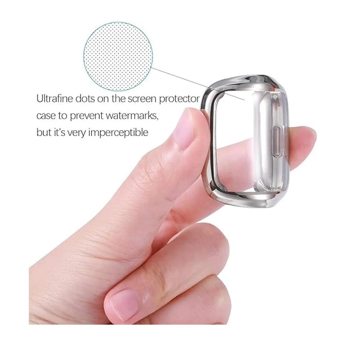 Wepro Funda protectora de pantalla compatible con reloj_4