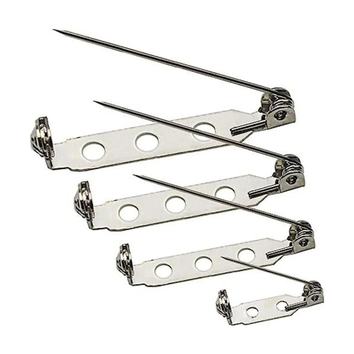 WeiMeet 120 Piezas Broche Pin Backs Craft Pin Back Bar_1