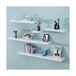 Wellland Estantería flotante para pared baño estantes